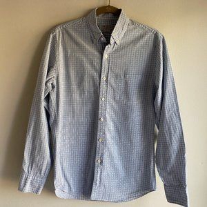 J. Crew Green Fine Plaid Button Down Shirt Size Small
